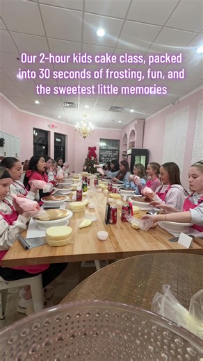 The sweetest 2 hours your kids will spend 🎂✨ Creating memories (and cakes) they’ll never forget 💖