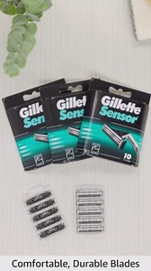 Gillette Mens Sensor Cartridges 10 Count (3 Pack)