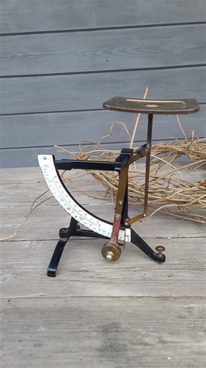 Antique Mechanical Postal Scale – Pendulum Letter Weight Scale C.1900-1930 | Vintage Cast Iron & Brass Antique Mechanical Postal Scale - Etsy