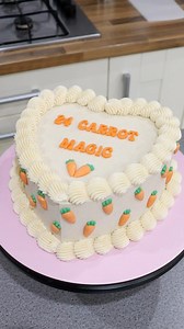 24 CARROT Magic Heart Cake🥕🧡🤭 To make this Carrot Cake, follow the recipe for our 6-inch Vanilla Cake on frostform.com but make these adjustments: 🥕Replace Caster Sugar with Light Brown Sugar 🥕Add 250g Grated Carrots, 1 Tbsp Cinnamon, 1/2 tsp Nutmeg (Walnuts optional) Order Frost Form from www.frostform.com 💕 We ship Worldwide! 🤗 #frostform #carrotcake #eastercake #cakedecorating #heartcake | Frost Form