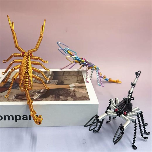 Handmade Aluminum Wire Scorpion Sculpture, Gothic Insect Decor - Etsy