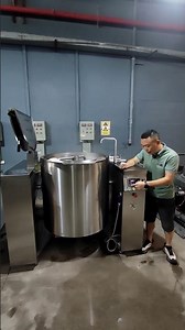 CZC Tilting Mixing Kettle for Industrial or Commercial Sauce Cooking with Mixer