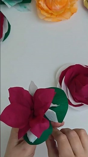 How to Make a Paper Flower Without Glue #diy #paperrose #aestheticdiy