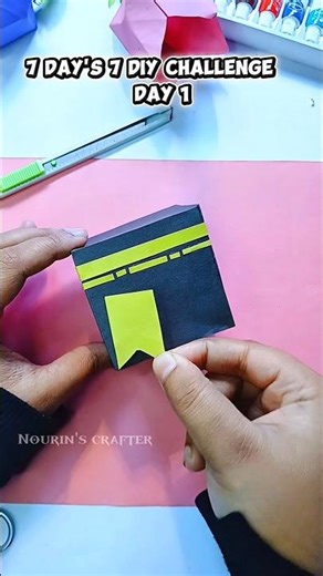 How to make a khaba Sharif🕋 #art #diy #craft #shorts