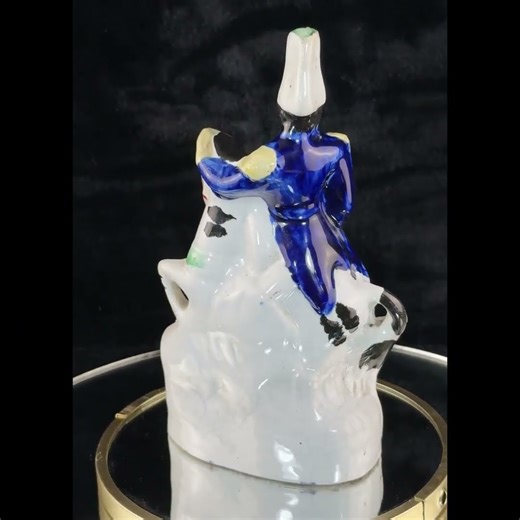 This 1800s Soldier Figurine Has Survived Over 150 Years | Antique Pottery Find!