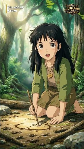 Village of Ayumi | Brave Jungle Girl Saves Her Village 🏹🌿 | #ytshorts #survivalgirl