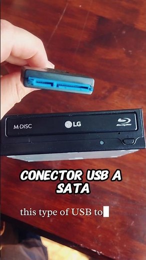 Conector SATA a USB No funciona en grabador DVD Blue Ray CD #usb #sata #pc #dvd
