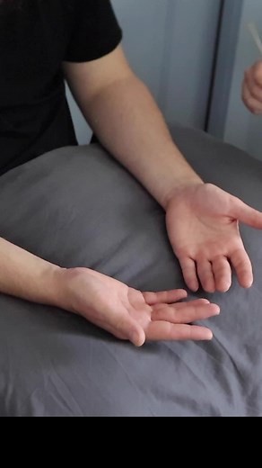 ASMR doctor tests sensation sharp dull on his wrists #asmrsharpordull #asmrdoctor #asmrroleplay #asmrsounds #chilibasmr #fyp