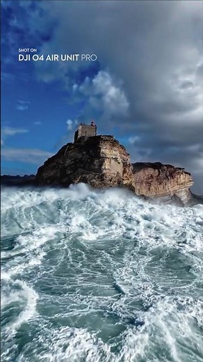 We see the ocean. We capture its power.｜DJI O4 Air Unit Pro