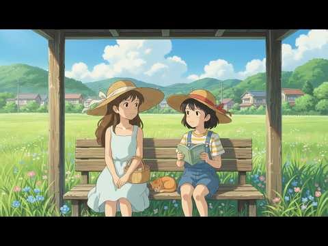 1 hour Ghibli Lofi Chill - Studying, reading, relaxing, coffee🎧 Ghibli Music