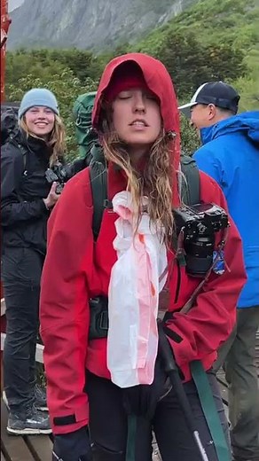 A very humbling reality of backpacking in Patagonia 🤪 Backpacking the W trek was one of the most