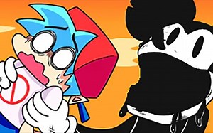 fnf动画-BOYFRIEND vs. MICKEY MOUSE.AVI! (Cartoon)[部分打码]