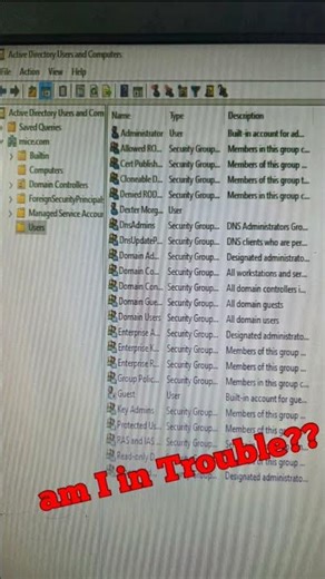who's this in my active directory? #dextermorgan #dextermemes