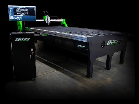 Boss Tables CNC Plasma Table Multiple Process Video.