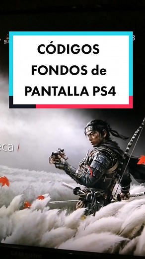 Fondo de pantalla dinámico para PS4 de Ghost of Tsushima