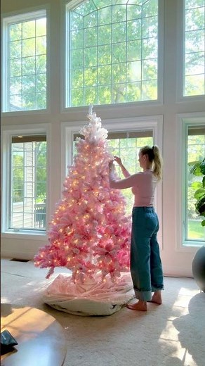 Luxury Holiday Glow | GarveeHome 7.5ft Prelit Snow Flocked Christmas Tree Review & Styling Tips