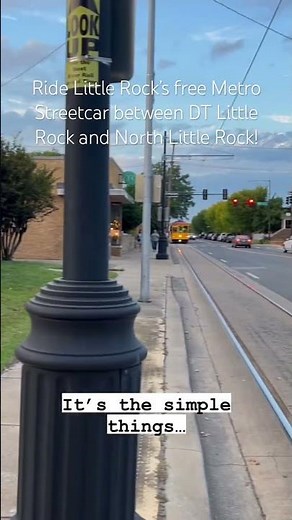 Cutest free public transit in Little Rock area, by far 🥰 #littlerock
