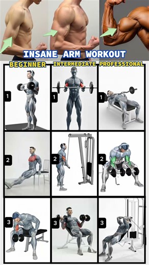 Build your Arm With These 9 Exercises!! #armworkout