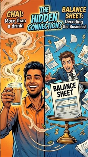 Balance Sheet = Chai? #Shorts​Learn Accounting (with Chai!)​ your Tea is actually a Balance Sheet