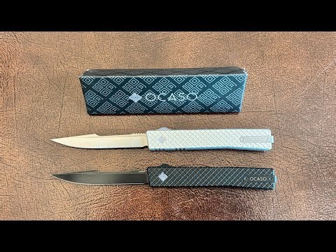 Ocaso Lucent Large OTF 3.5" M390 Harpoon Blade Knife Review