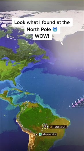 North Pole 🥶 #minecraft #minecrafttutorial #minecraftbuild