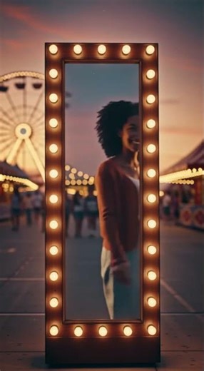 My Reflection Didn’t Follow Me… 😨 | Carnival Mirror Horror