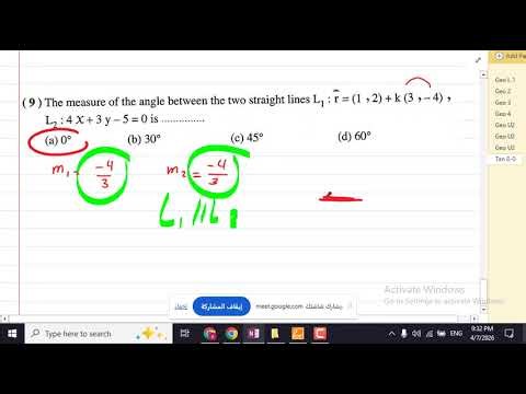 Sec1 T2 U4 L4 Measure of the angle between two straight lines