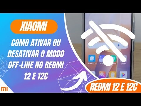 Como ativar ou desativar o modo off-line no Redmi 12 e 12C - Passo a passo