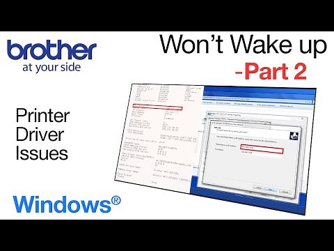 Brother printer won’t wake up – part 2