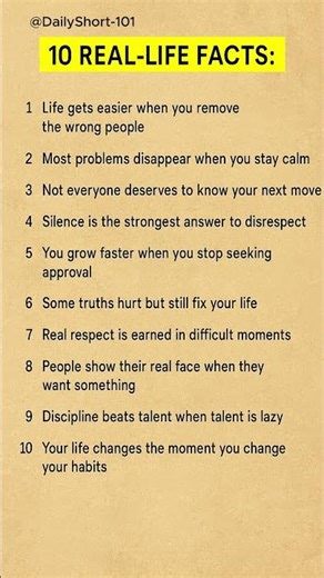 10 Real-Life Facts You Need To Know Now