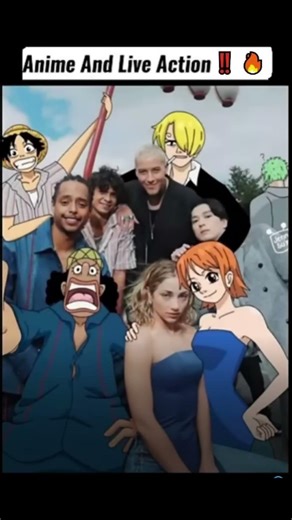 Anime and Live action ‼️💯 #onepiece
