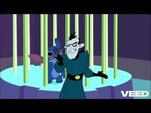 Lilo and Stitch The Series Rufus scene Stitch, Dr Drakken and Shego