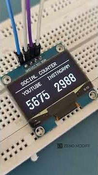 ESP32 Live YouTube & Instagram Counter 🔥 OLED API Display #diy #youtubeshorts #tutorial