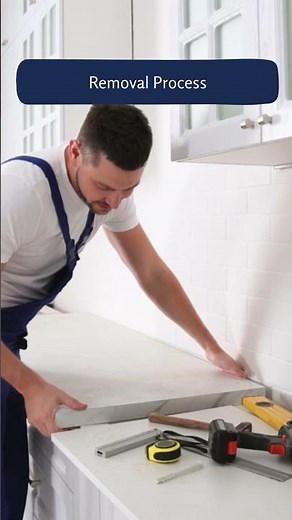 How to Remove a Kitchen Countertop: A Step-By-Step Guide #shorts