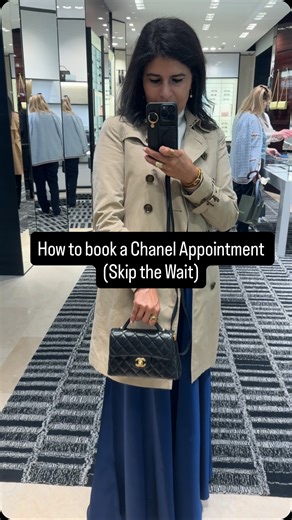 Poornima Ajayan on Instagram: "Chanel is iconic ….and also not the place to freestyle. Yes, you can walk in… and then you can also wait. If you want a more personalized experience (aka less standing around), book an appointment. Here’s how: 1. Go to Chanel’s website → find the boutique you want 2. Hit Book an Appointment (or call the boutique). 3. Tell them what you’re shopping for—bag, shoes, RTW—so they can pre-select pieces. 4. Show up on time and enjoy the curated experience. Saved you a wai