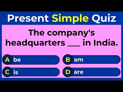 Present Simple Quiz | Can You Score 8 Out of 10 in This English Test?