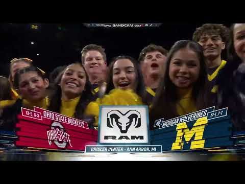 NCAA Basketball on FOX intro Ohio State @ 3 Michigan