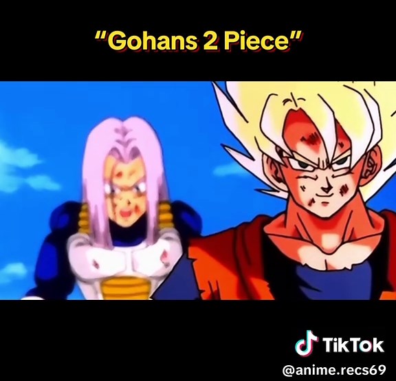 Gohan served up a extra spicy 2 piece 🍗🍗#dbz #gohan #anime