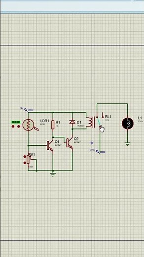 How to Build an Automatic Light Control System Using LDR & Transistors in Proteus