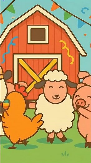 Barnyard Dance Party Music 🎶🐑 Fun Song by BrightTales