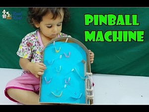 How to make a PINBALL MACHINE FOR KIDS