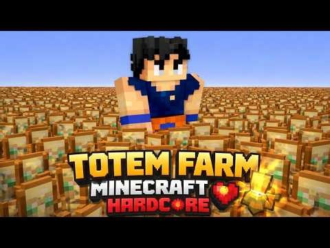 Never Die Again! Totem Farm in Minecraft Hardcore