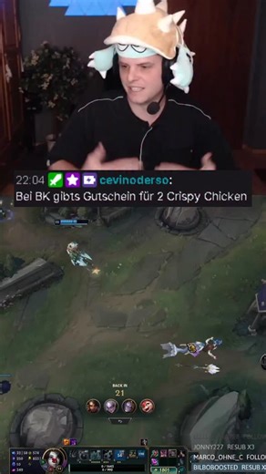 Pascal | Krypex on Instagram: "Crispy Chicken…. #leagueoflegends #gaming #twitchstreamer #krypex1 #burgerking"
