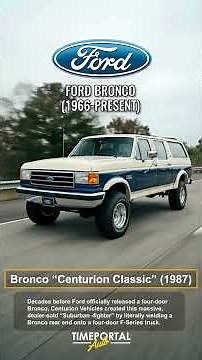 Every Ford Bronco (1966-Present)