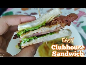 EASY CLUBHOUSE SANDWICH | COOKING GIE TV