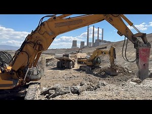 Liebherr 954 Excavator Working With Promove XP5000 Hydraulic Hammer - Sotiriadis/Labrianidis - 4K