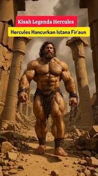 The Story of Hercules Destroying the Pharaoh's Palace #hercules