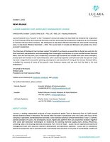 Lucara Diamond Announces Management Change