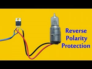 Reverse Polarity Protection Circuit Using Mosfet
