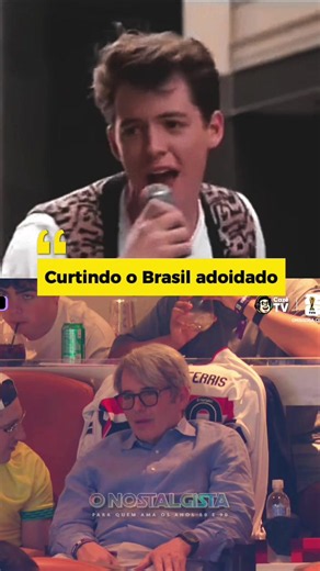 O ator Matthew Broderick, eterno protagonista do clássico dos anos 80, foi flagrado assistindo ao jogo da Seleção Brasileira na Copa do Mundo. O detalhe que quebrou a internet e enlouqueceu os torcedores paulistas: uma camisa do São Paulo Futebol Clube pendurada logo atrás do astro de Hollywood! #saveferris #ferrisbueller #curtindoavidaadoidado #selecaobrasileira #copadomundo2026 @CazéTV